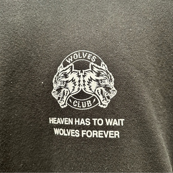 NEW Darc Sport Hoodie Black Medium Heaven Has to Wait - Picture 2 of 5
